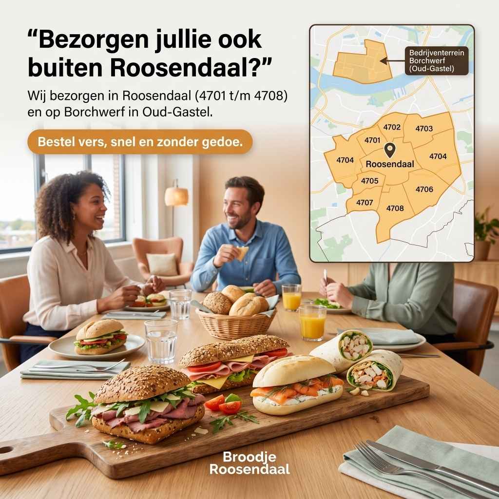 Bezorgen jullie ook buiten Roosendaal?
